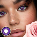 Flame Violet Contact Lenses
