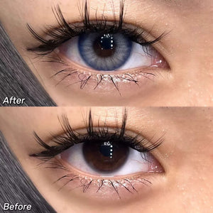 Jasmine Blue Prescription Yearly Contact Lenses