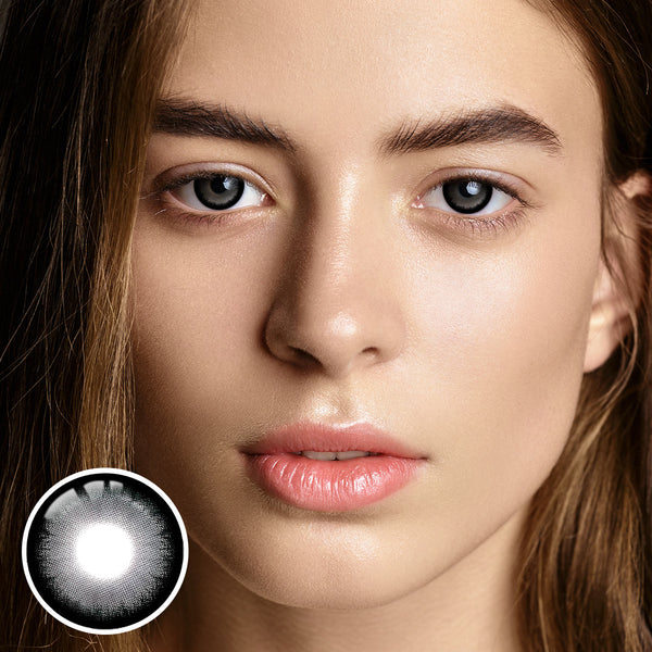 Glutinous Black Prescription 6 Months Contact Lenses