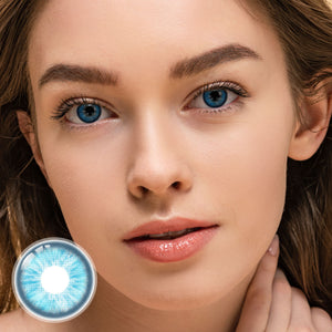 Glacier Blue Yearly Contact Lenses