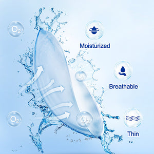 Clear Prescription Yearly Contact Lenses | 2 Pcs