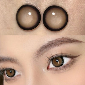 Mocha Brown Prescription Yearly Contact Lenses