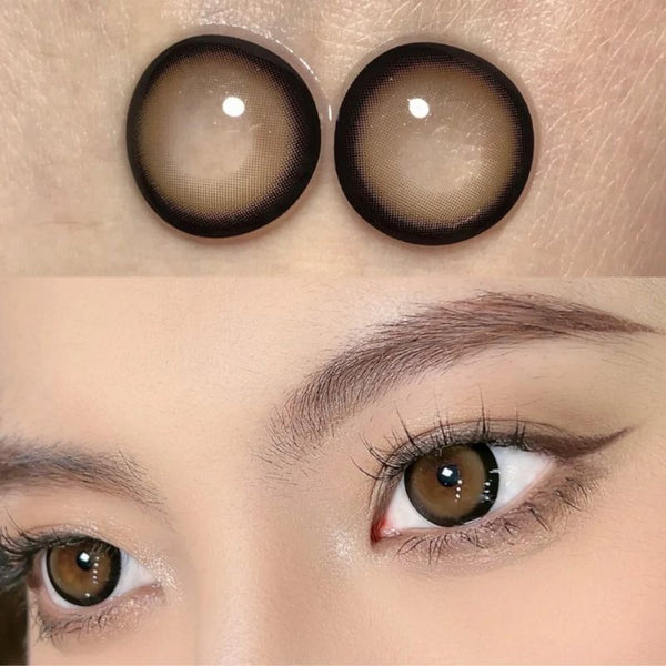 Mocha Brown Prescription Yearly Contact Lenses