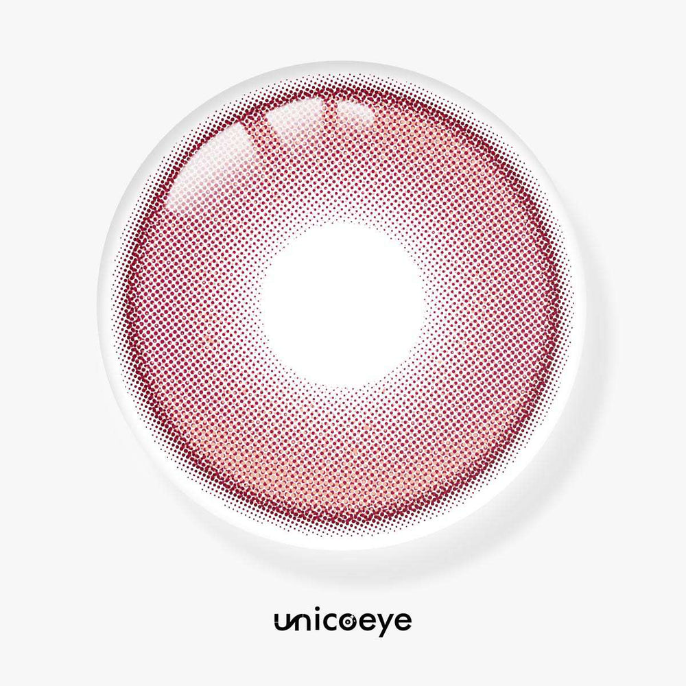 Sphere Red Prescription Daily Contact Lenses | 2 Pcs