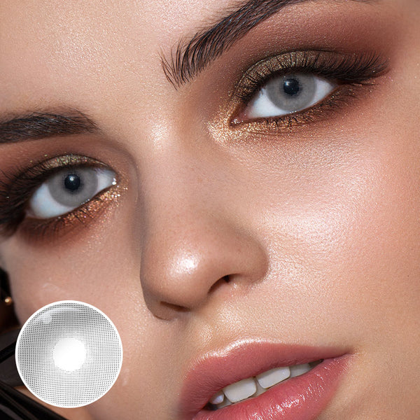 Broadway Silver Gray Contact Lenses