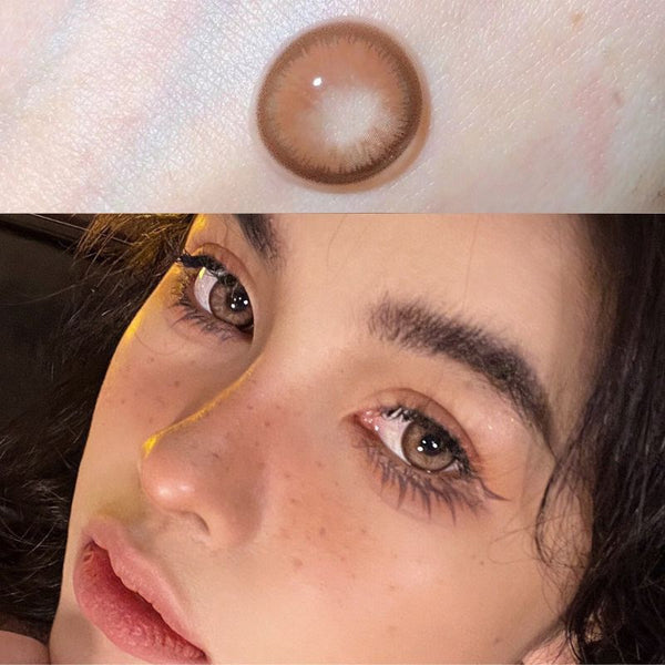 Sandstone Brown Prescription Yearly Contact Lenses