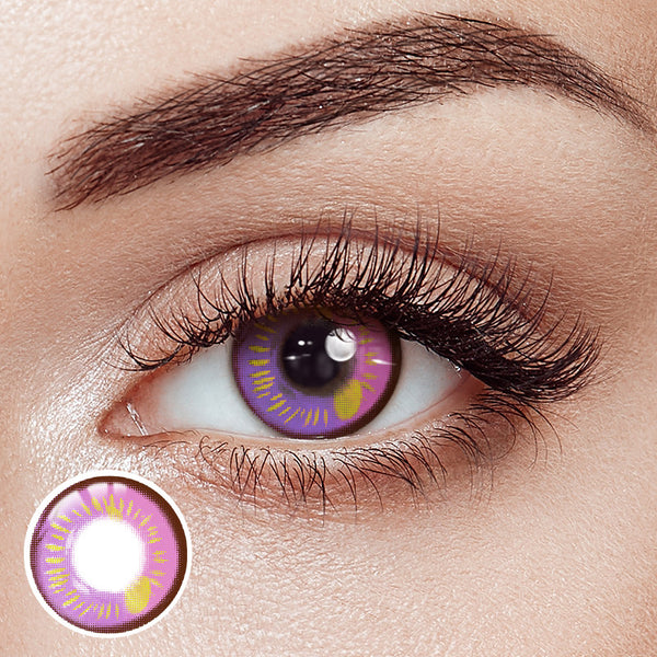 Lunar Earth Violet Costume Yearly Contact Lenses