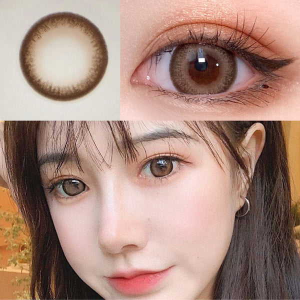 Gingerbread Brown Prescription Yearly Contact Lenses