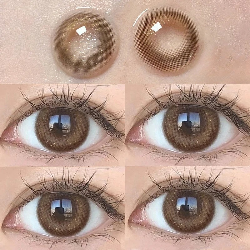 Phantom Brown Yearly Contact Lenses