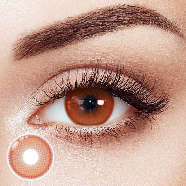 Corduroy Red Prescription Daily Contact Lenses | 2 Pcs