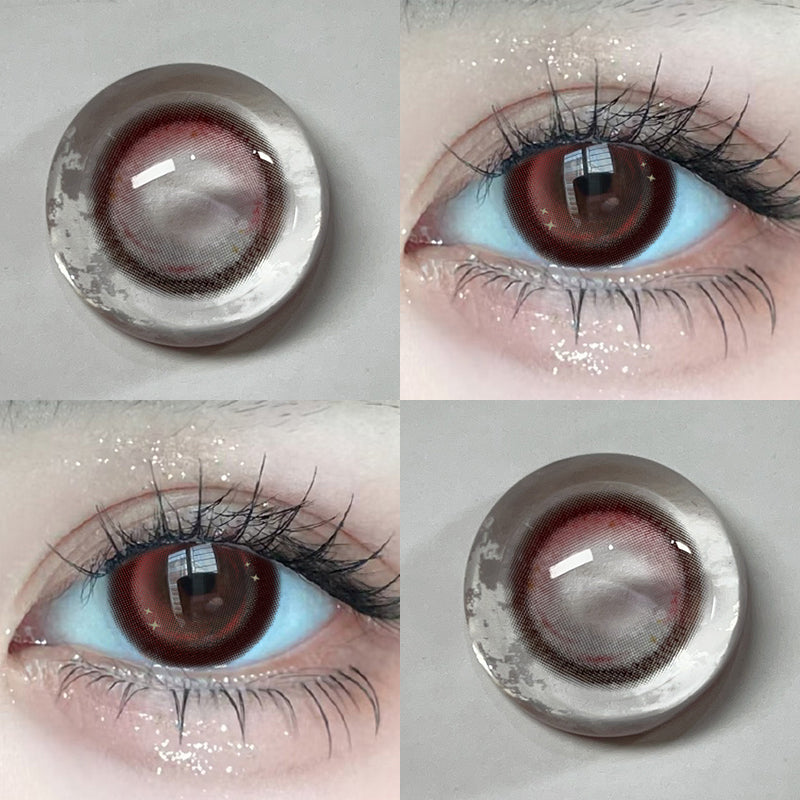 Raspberry Red Yearly Contact Lenses