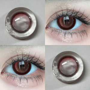 Raspberry Red Yearly Contact Lenses
