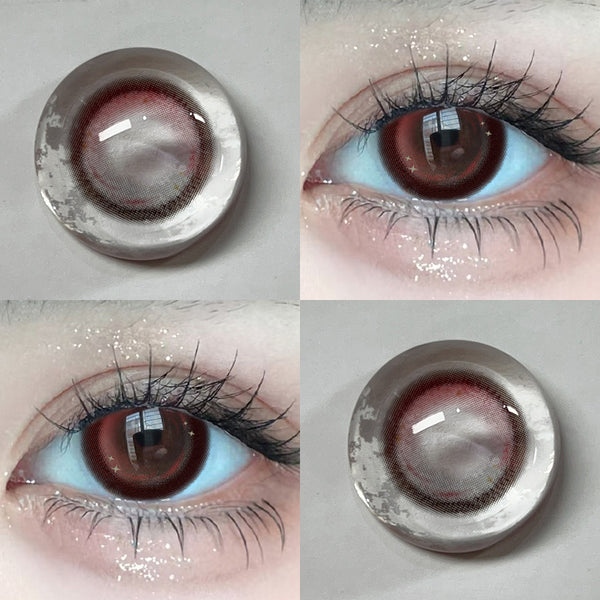 Raspberry Red Yearly Contact Lenses