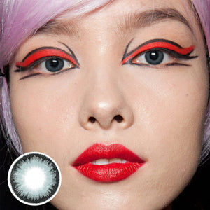 [US Warehouse] Fantasy Glitter Gray Prescription Contact Lenses