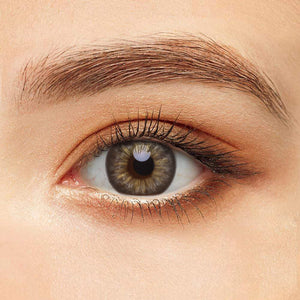 Slight Drunk Gray Prescription Yearly Contact Lenses