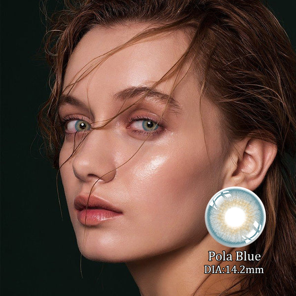 Pola Blue Yearly Contact Lenses