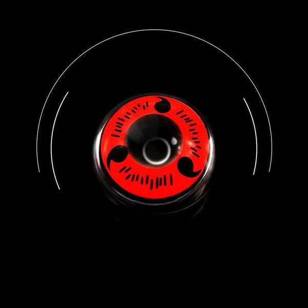Magatama Red Costume Prescription Yearly Contact Lenses