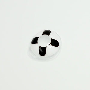 Black Cross Costume Contact Lenses