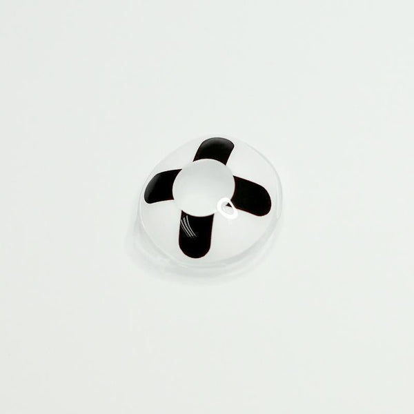 Black Cross Costume Contact Lenses