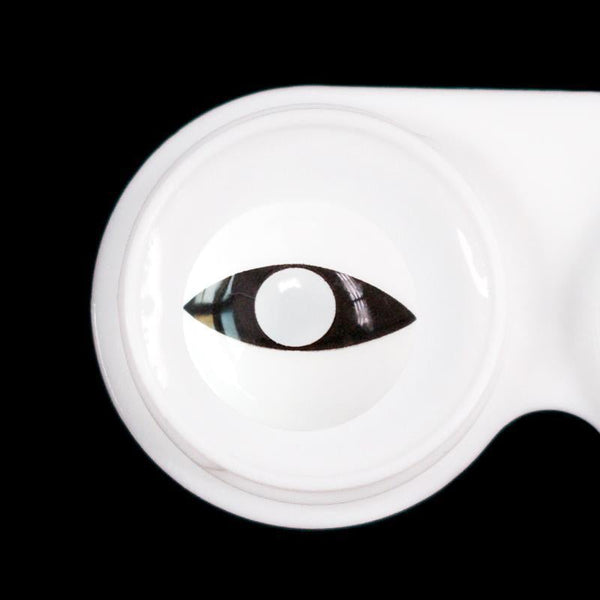 Reptile White Costume Contact Lenses