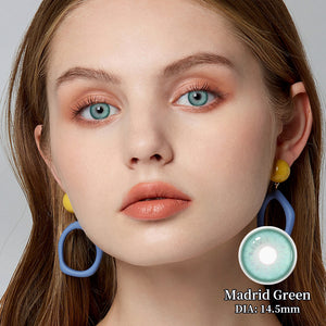 Madrid Green Prescription Yearly Contact Lenses