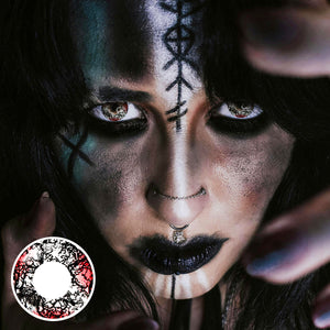 Demon Black Costume Yearly Contact Lenses