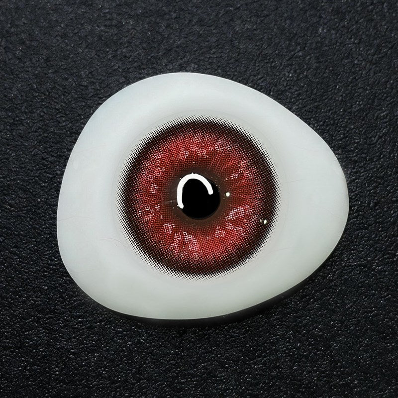 Puffstar Red Prescription Yearly Contact Lenses | 2 Pcs