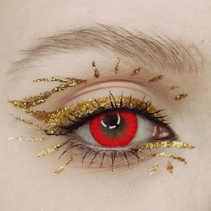Naruto Red Costume Yearly Contact Lenses