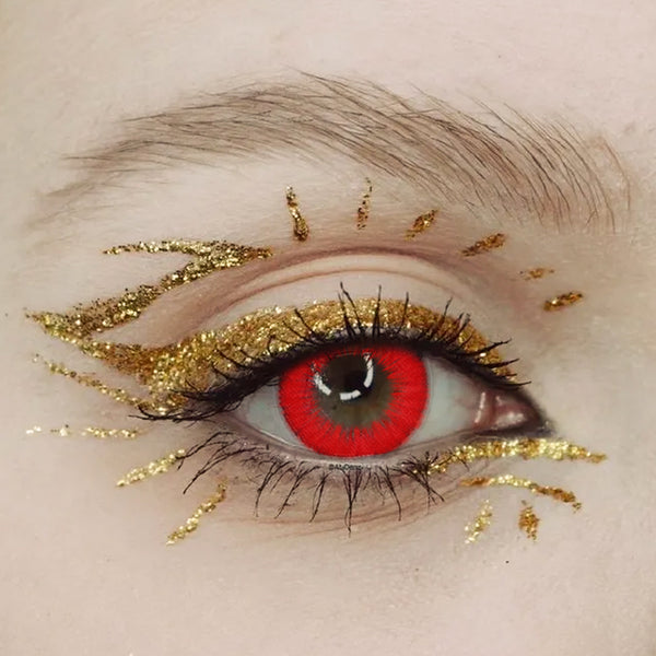 Naruto Red Costume Yearly Contact Lenses