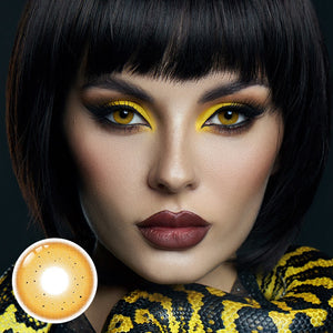 Dottie Yellow Prescription 6 Months Contact Lenses | 2 Pcs