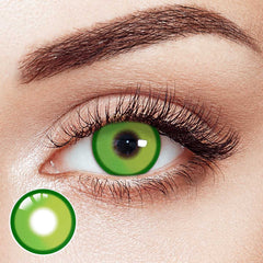 Aureole Green Prescription 6 Months Contact Lenses | 2 Pcs