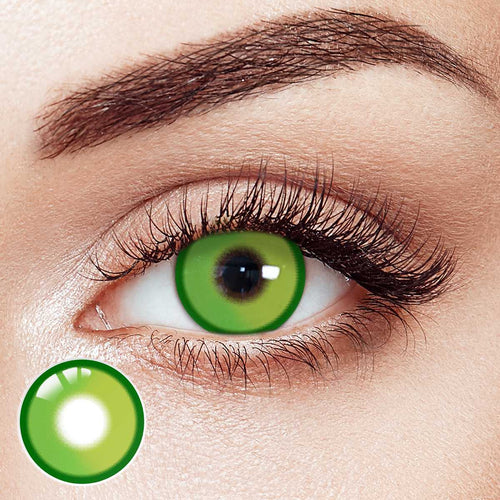Aureole Green Prescription 6 Months Contact Lenses | 2 Pcs
