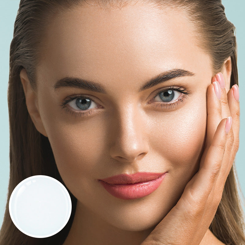 Clear Prescription Yearly Contact Lenses | 2 Pcs