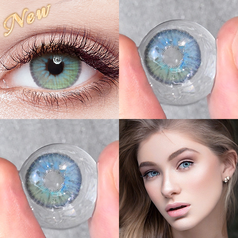 [Pre-Sale] Cipher Blue Green 6 Months Contact Lenses
