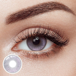 Magnificent Paintings Purple Prescription Yearly Contact Lenses