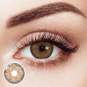 Cleopatra Brown Prescription Yearly Contact Lenses