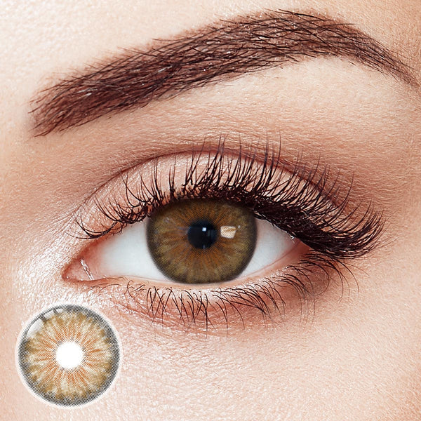 Cleopatra Brown Prescription Yearly Contact Lenses