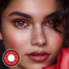Flame Red Contact Lenses