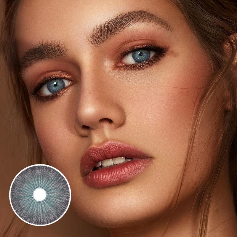 [US Warehouse] New York N Grey Prescription Monthly Contact Lenses