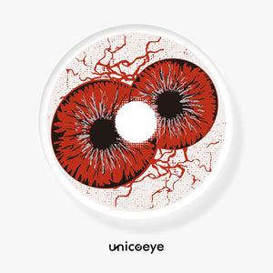 Scarlet Twins Red Costume Yearly Contact Lenses | 2 Pcs