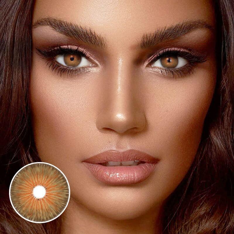 [US Warehouse] New York N Hazel Prescription Monthly Contact Lenses
