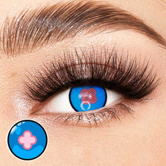 Hibana Blue Costume Yearly Contact Lenses