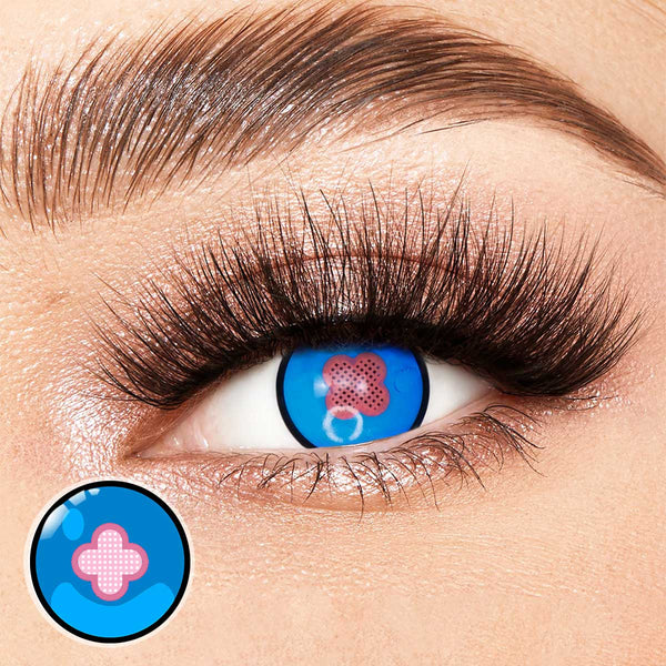 Hibana Blue Costume Yearly Contact Lenses