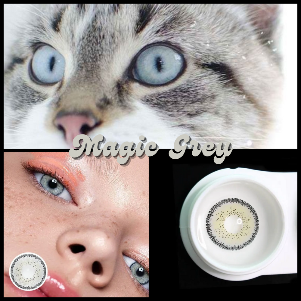 [US Warehouse] Magic Grey Prescription Contact Lenses