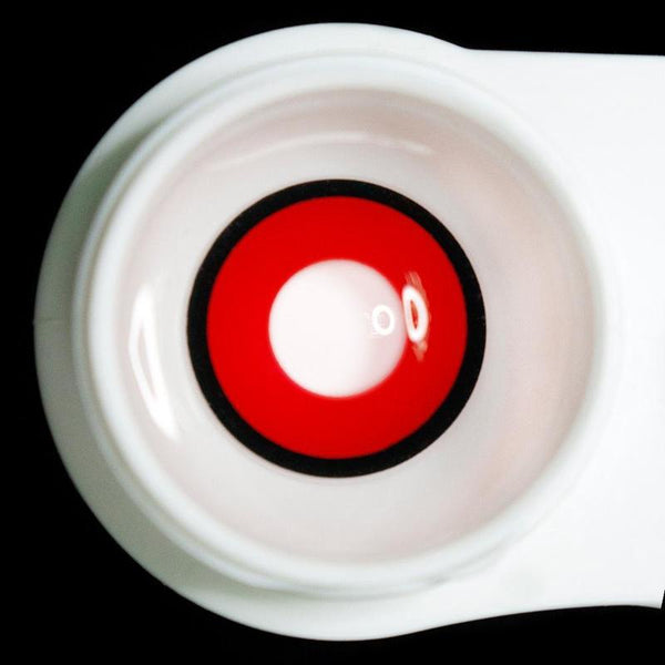 Circle Red Costume Contact Lenses