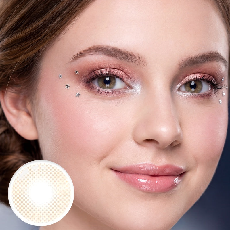 Queen Ochre Contact Lenses