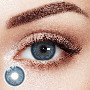Kitsune Glow Blue 6 Months Contact Lenses | 2 Pcs