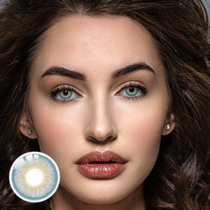 Pola Blue Yearly Contact Lenses