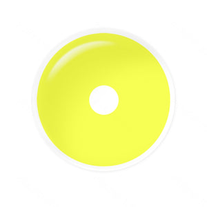 Pure Yellow Sclera 22mm Costume Yearly Contact Lenses