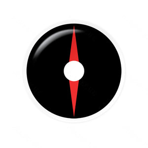 Compass Black Sclera 22mm Costume Yearly Contact Lenses